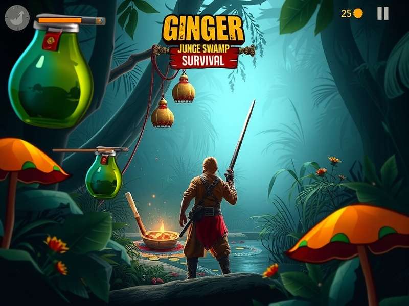 Ginger Jungle Swamp Survival community event screenshot showing players celebrating Diwali